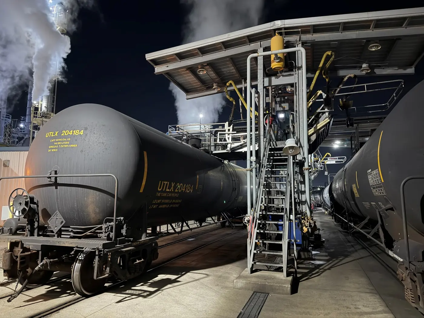 Rail operations at night